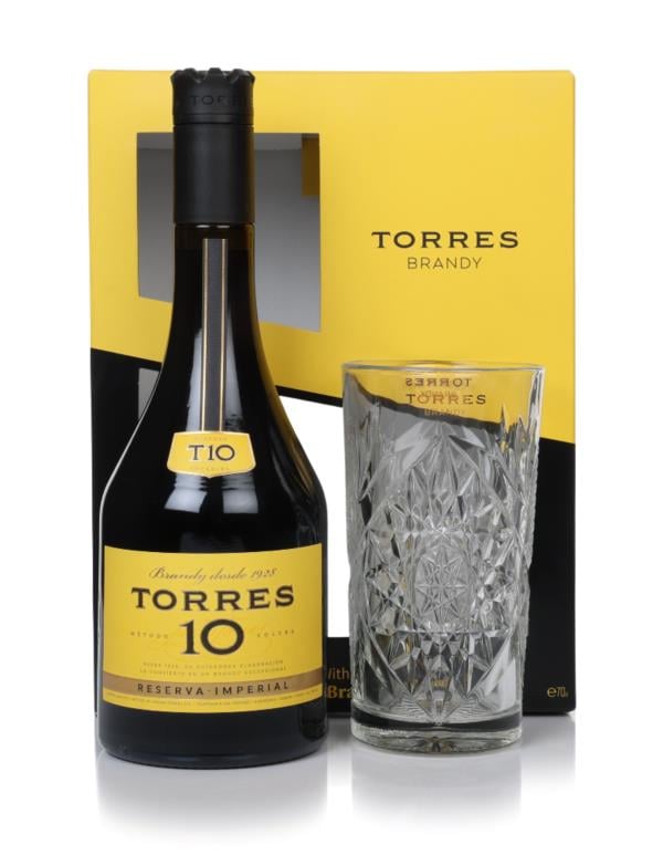 Torres 10 Gran Reserva Imperial Brandy Gift Set Brandy