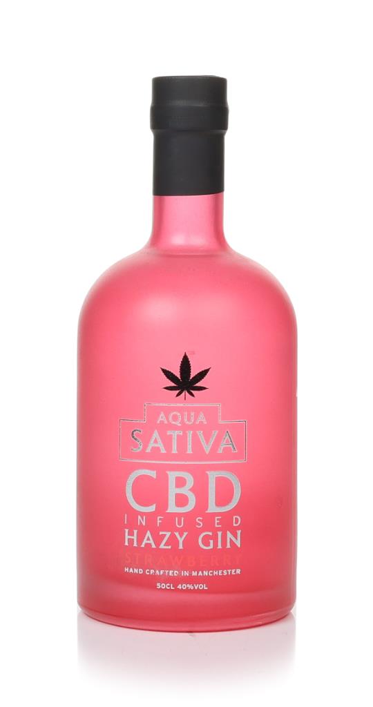 Aqua Sativa CBD Infused Hazy Dry Gin - Strawberry Flavoured Gin