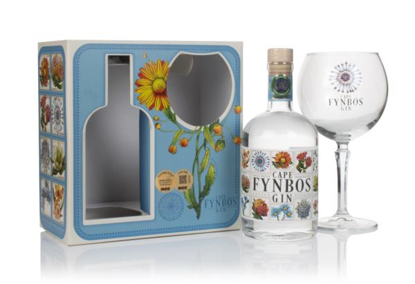 Cape Fynbos Classic Gin Gift Pack with Glass Gin