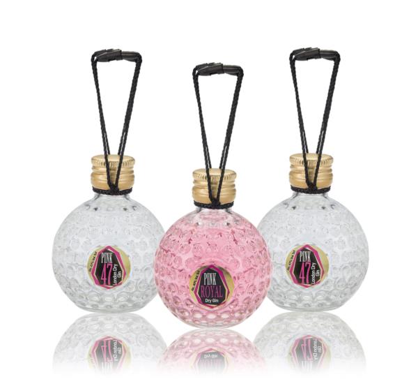 Pink 47 & Pink Royal Premium Glass Baubles Set (3 x 50ml) Flavoured Gin