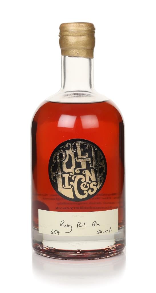 Poetic License 5th Anniversary Gin - Ruby Port Cask Cask Aged Gin