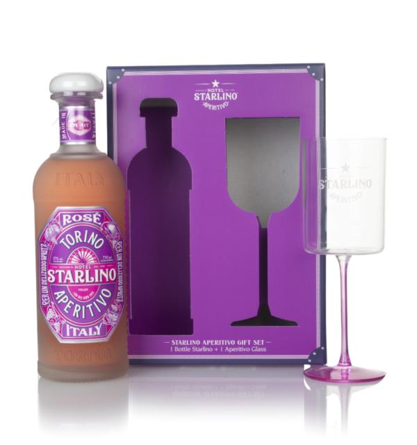 Hotel Starlino Rose Aperitivo Gift Pack with Glass Liqueurs