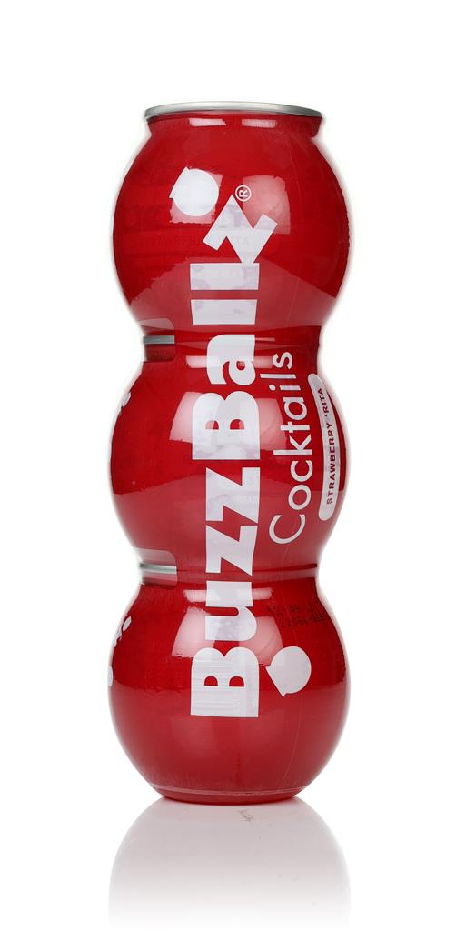 BuzzBallz Strawberry 'Rita (3 x 200ml) Pre-Bottled Cocktails