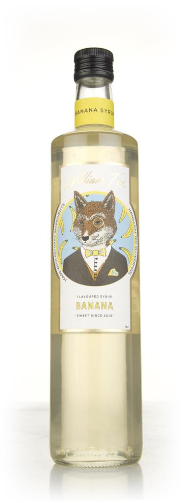 William Fox Banana Syrup Syrups and Cordials