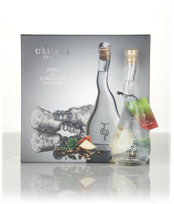 U'Luvka Apple & Coriander Gift Box with 2x Glasses (10cl) Flavoured Vodka