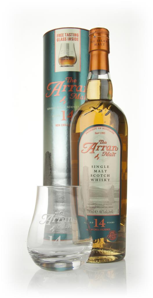 Arran 14 Year Old With Tasting Glass Single Malt Whisky