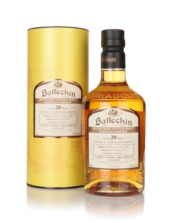 Ballechin 20 Year Old 2004 - Bourbon Cask Single Malt Whisky