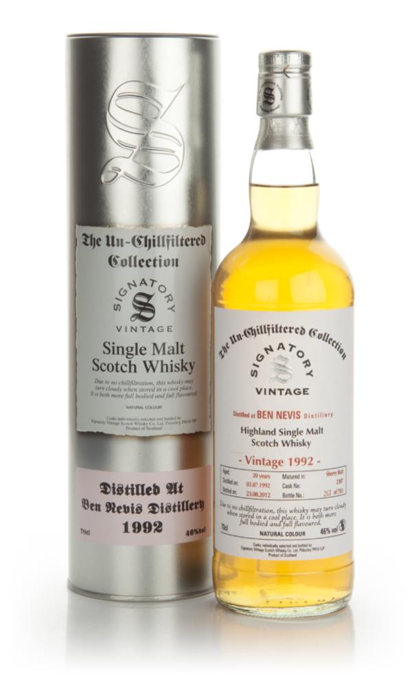 Ben Nevis 20 Year Old 1992 - Un-Chillfiltered (Signatory) Single Malt Whisky