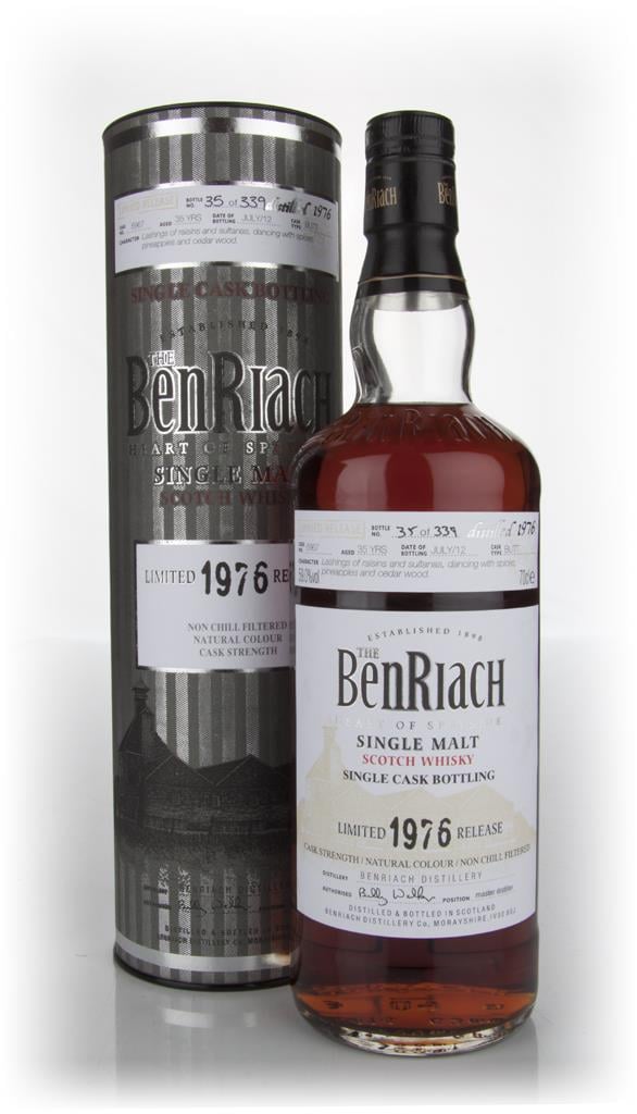 BenRiach 35 Year Old 1976 Sherry Butt Single Malt Whisky