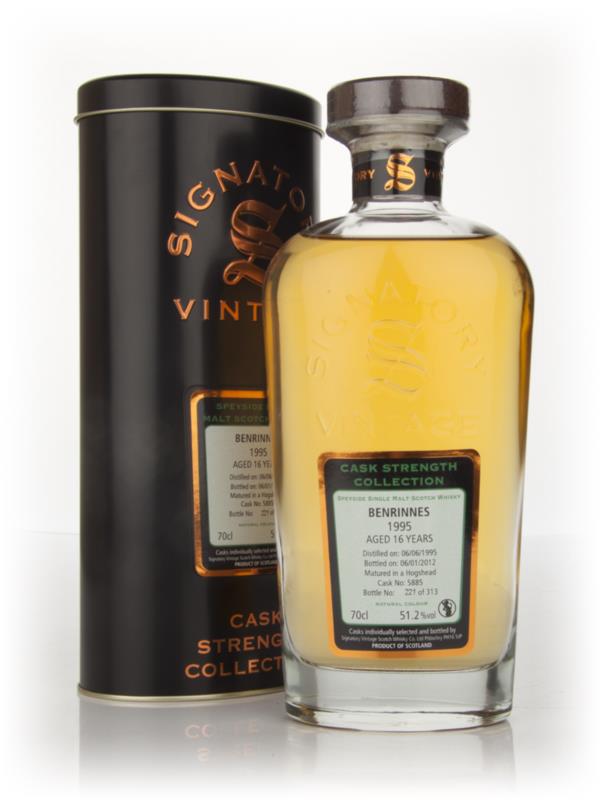 Benrinnes 16 Year Old 1995 - Cask Strength Collection (Signatory) Single Malt Whisky