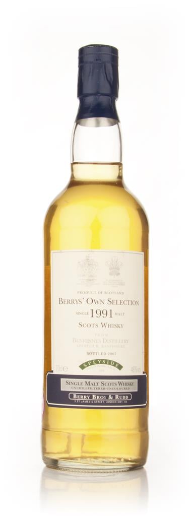 Benrinnes 1991 (Berry Brothers and Rudd) Single Malt Whisky