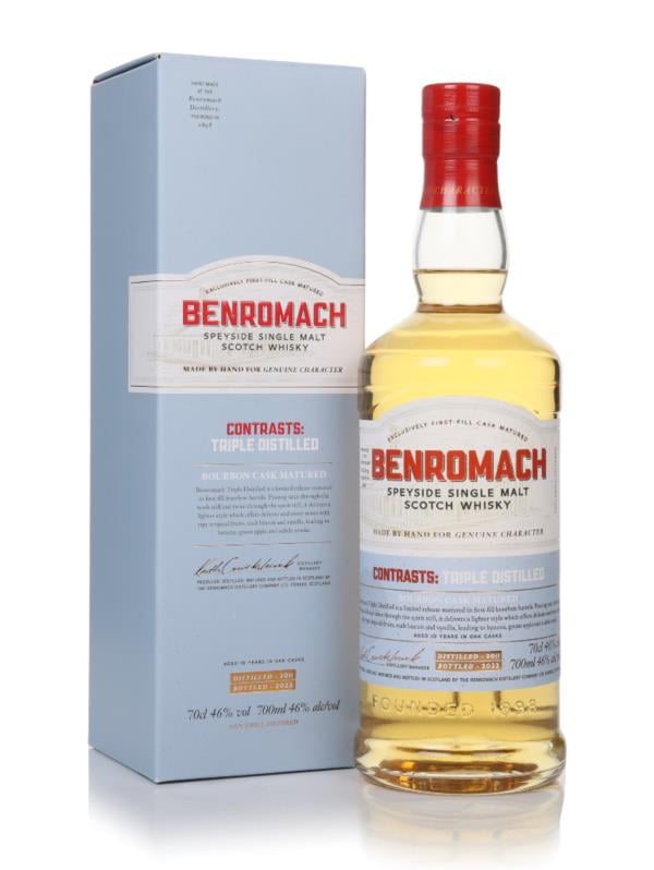 Benromach Contrasts Triple Distilled Single Malt Whisky