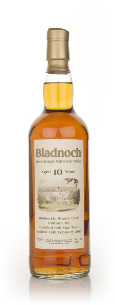 Bladnoch 10 Year Old - Sherry Matured Special Label  (57.1%) Single Malt Whisky
