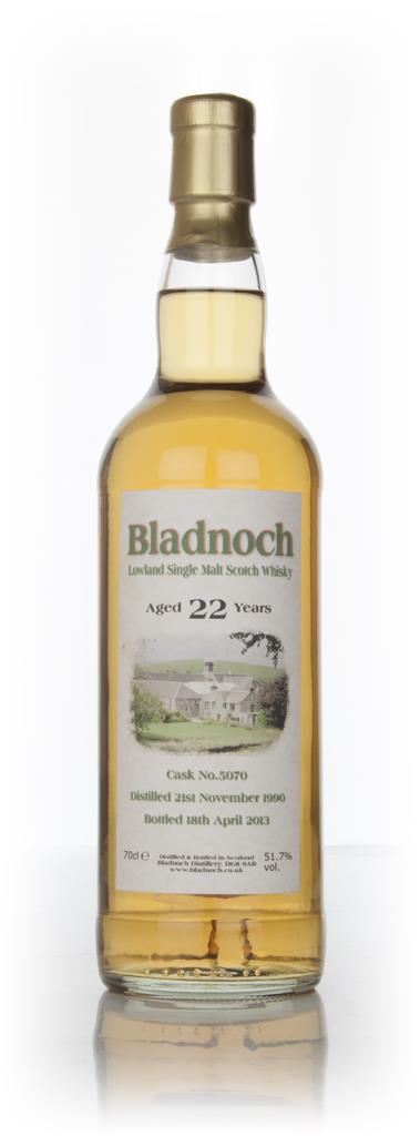 Bladnoch 22 Year Old 1990 (cask 5070) Single Malt Whisky