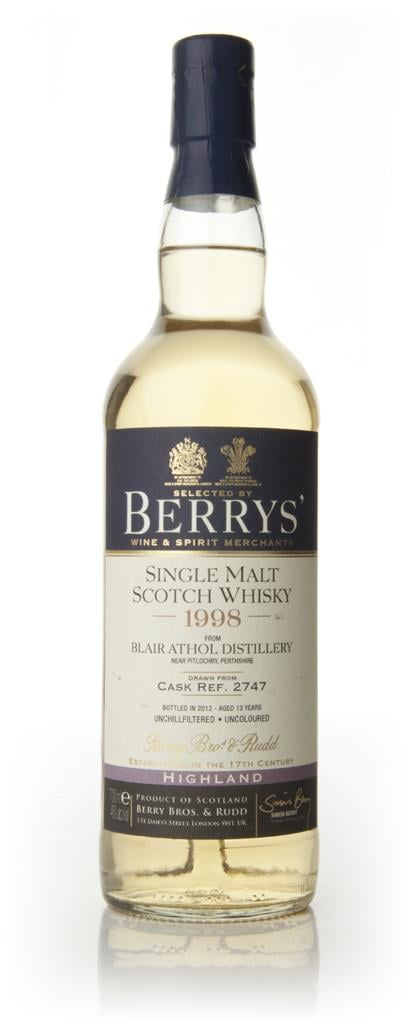 Blair Athol 13 Year Old 1998 - Berry Bros & Rudd Single Malt Whisky