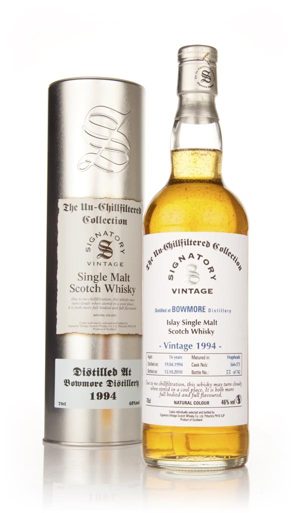 Bowmore 16 Year Old 1994 - Un-Chillfiltered (Signatory) Single Malt Whisky