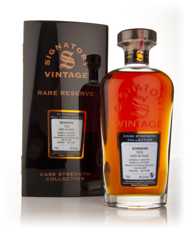 Bowmore 40 Year Old 1970 - Cask Strength Collection Rare Reserve (Sign Single Malt