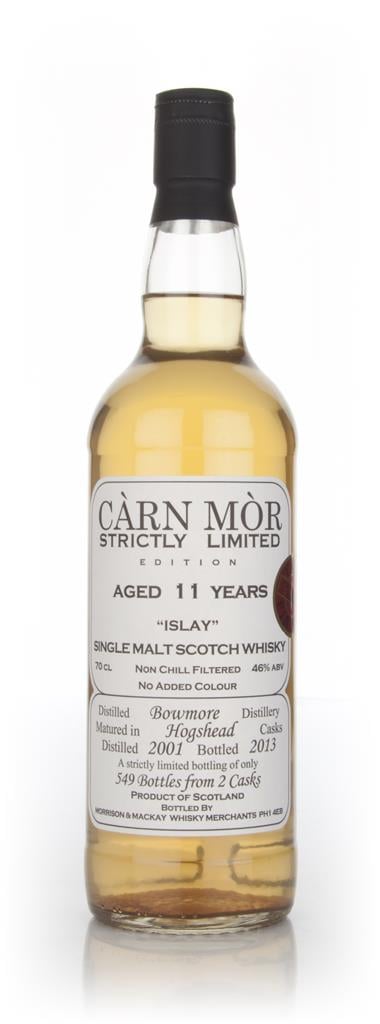 Bowmore 11 Year Old 2001 - Strictly Limited (Carn Mor) Single Malt Whisky