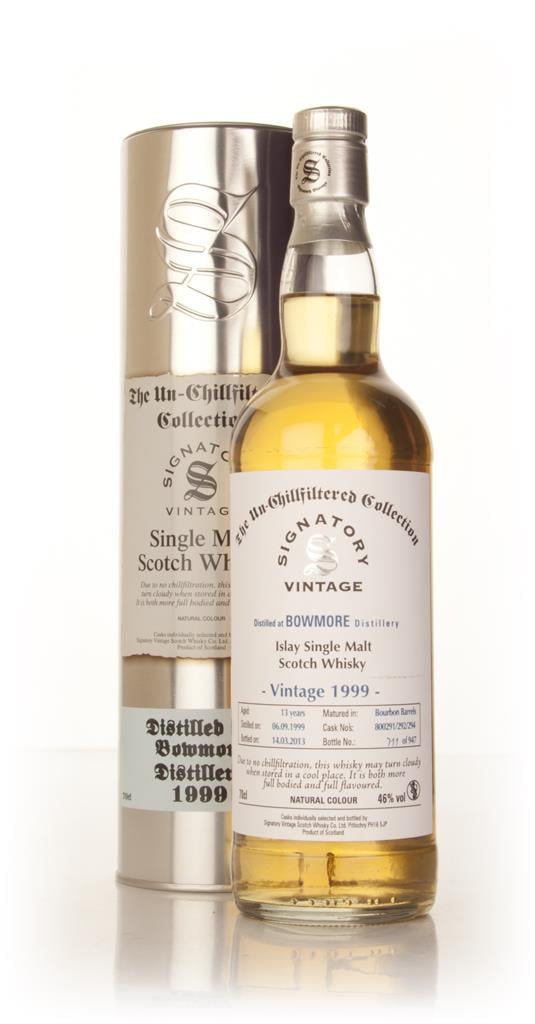 Bowmore 13 Year Old 1999 (casks 800291/292/294) - Un-Chillfiltered (Si Single Malt Whisky