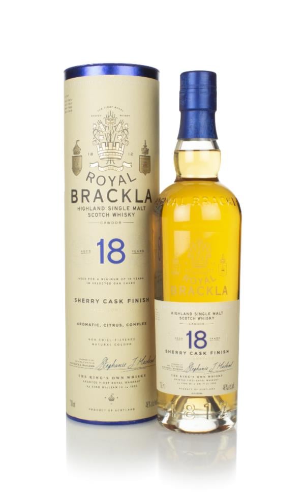 Royal Brackla 18 Year Old Palo Cortado Sherry Cask Finish Single Malt Whisky