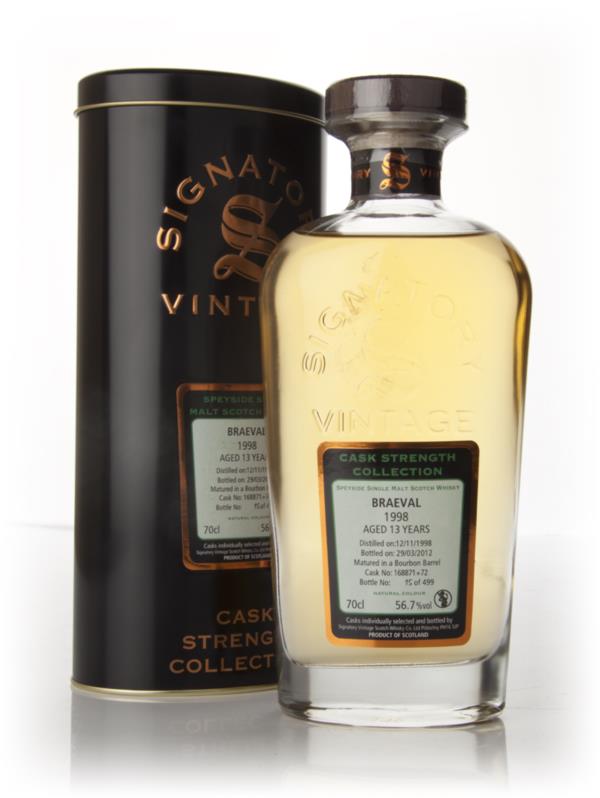 Braeval 13 Year Old 1998 - Cask Strength Collection (Signatory) Single Malt Whisky