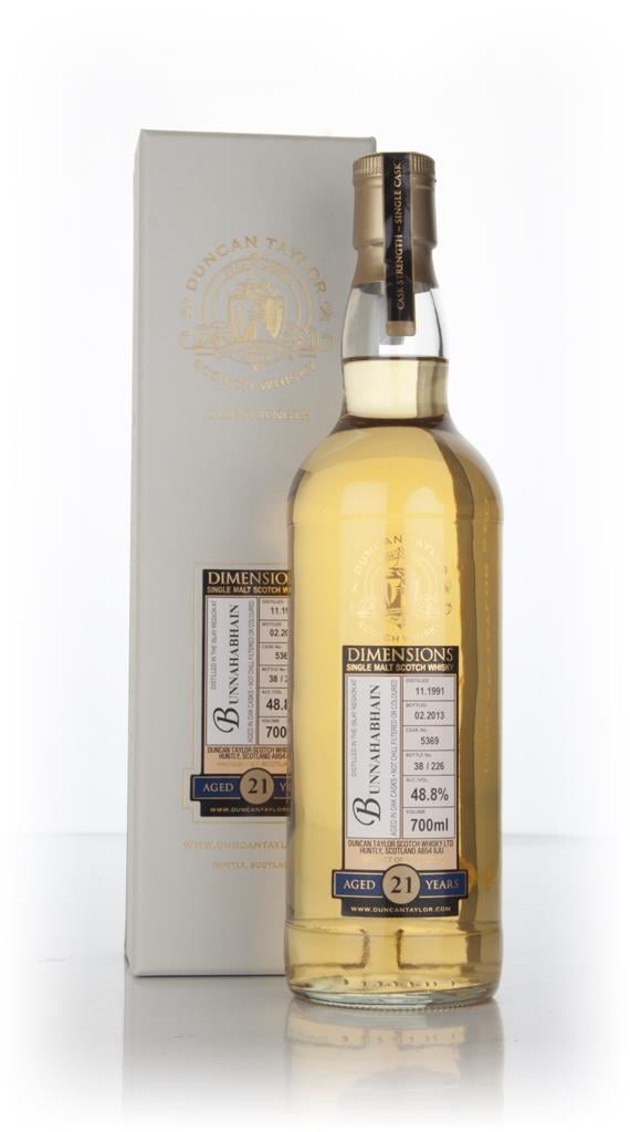 Bunnahabhain 21 Year Old 1991 (cask 5369) - Dimensions (Duncan Taylor) Single Malt Whisky