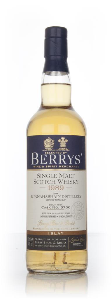Bunnahabhain 23 Year Old 1989 (cask 5756) (Berry Bros. & Rudd) Single Malt Whisky