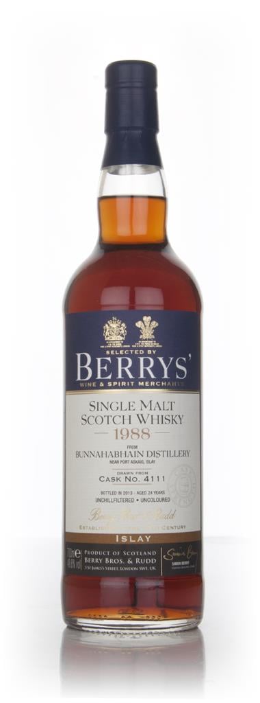 Bunnahabhain 24 Year Old 1988 (cask 4111) (Berry Bros. & Rudd) Single Malt Whisky