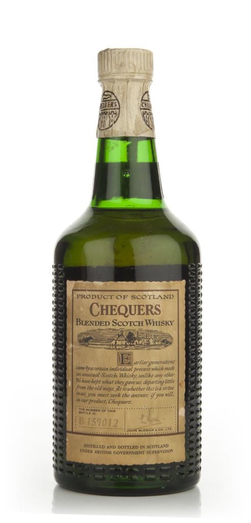 Chequers Blended Whisky - 1960s Blended Whisky