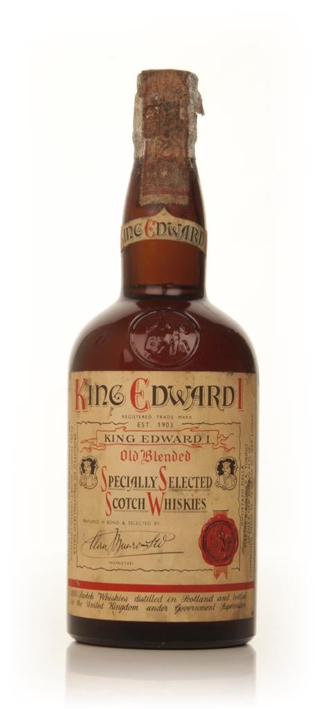 King Edward I Old Blended Whisky - 1950s Blended Whisky