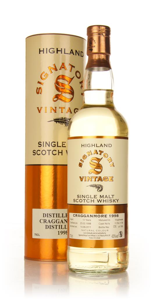 Cragganmore 13 Year Old 1998 (Signatory) Single Malt Whisky