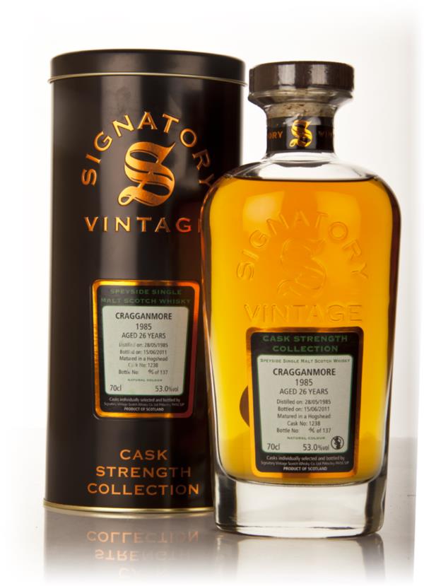 Cragganmore 26 Year Old 1985 - Cask Strength Collection (Signatory) Single Malt Whisky