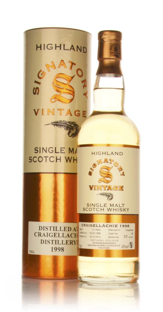 Craigellachie 12 Year Old 1998 (Signatory) Single Malt Whisky
