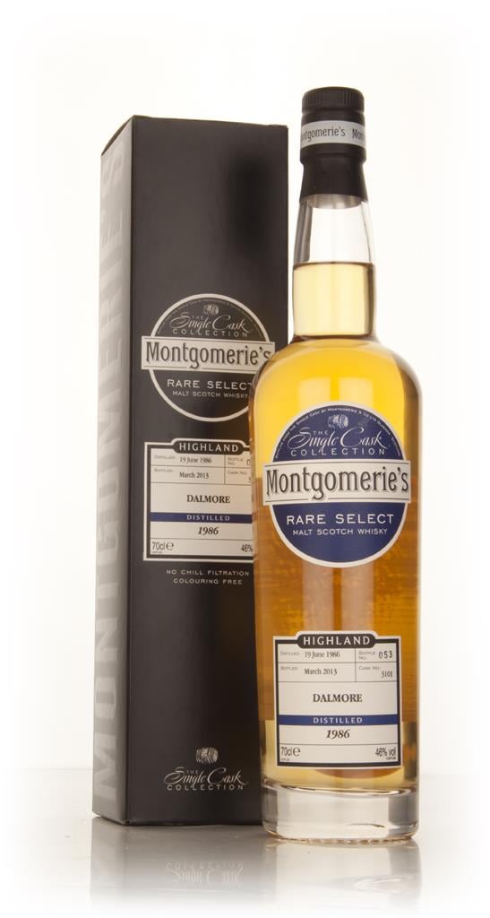 Dalmore 26 Year Old 1986 (cask 3101) - Rare Select (Montgomeries) Single Malt Whisky