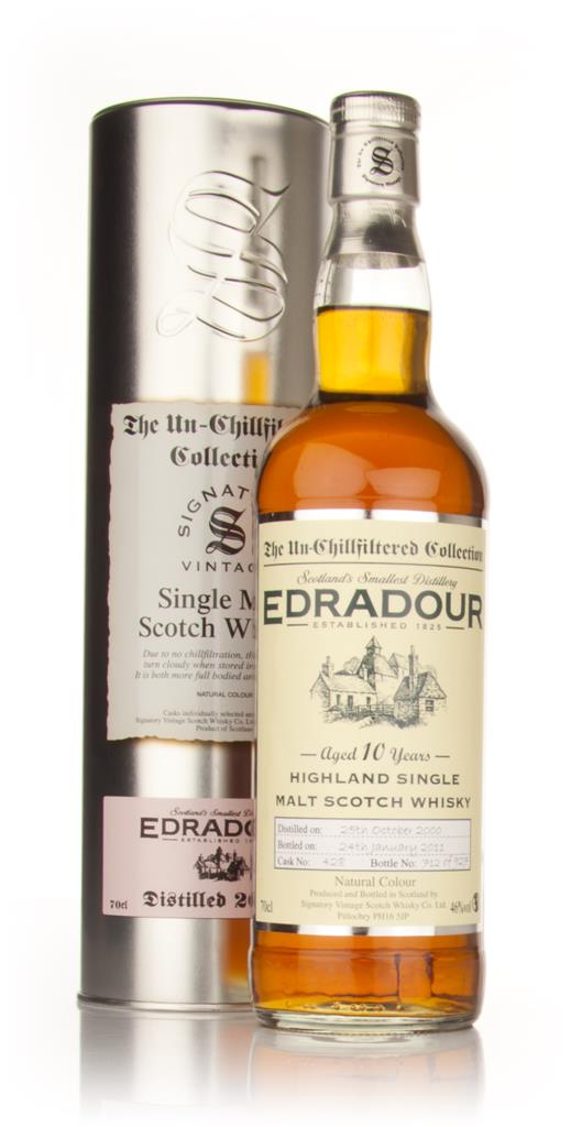 Edradour 10 Year Old 2000 - Un-Chillfiltered (Signatory) Single Malt Whisky