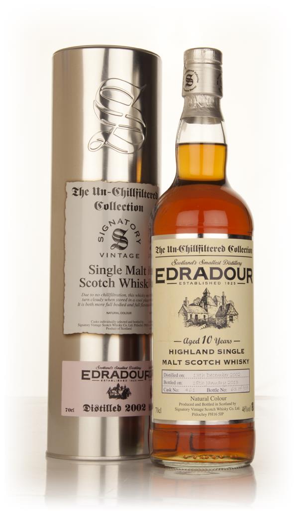 Edradour 10 Year Old 2002 (cask 461) - Un-Chillfiltered (Signatory) Single Malt Whisky