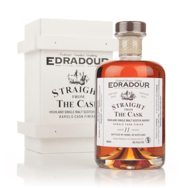Edradour 11 Year Old 2002 Barolo Cask Finish - Straight From The Cask Single Malt Whisky
