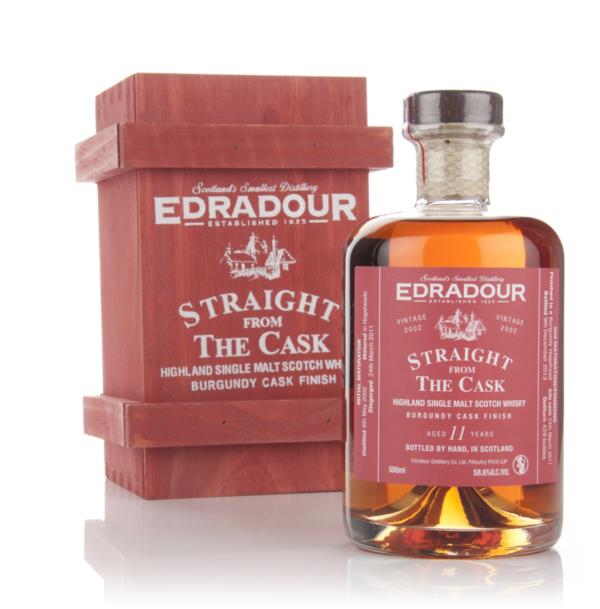 Edradour 11 Year Old 2002 Burgundy Cask Finish - Straight From the Cas Single Malt Whisky