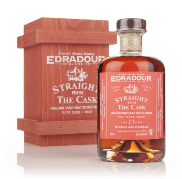 Edradour 13 Year Old  2001 Port Pipe Finish - Straight From The Cask Single Malt Whisky