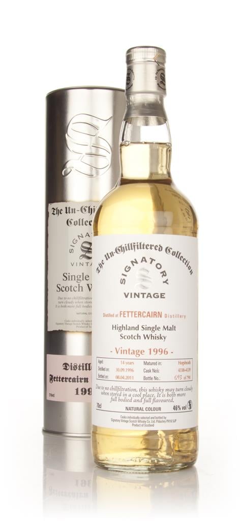 Fettercairn 14 Year Old 1996 - Un-Chillfiltered (Signatory) Single Malt Whisky