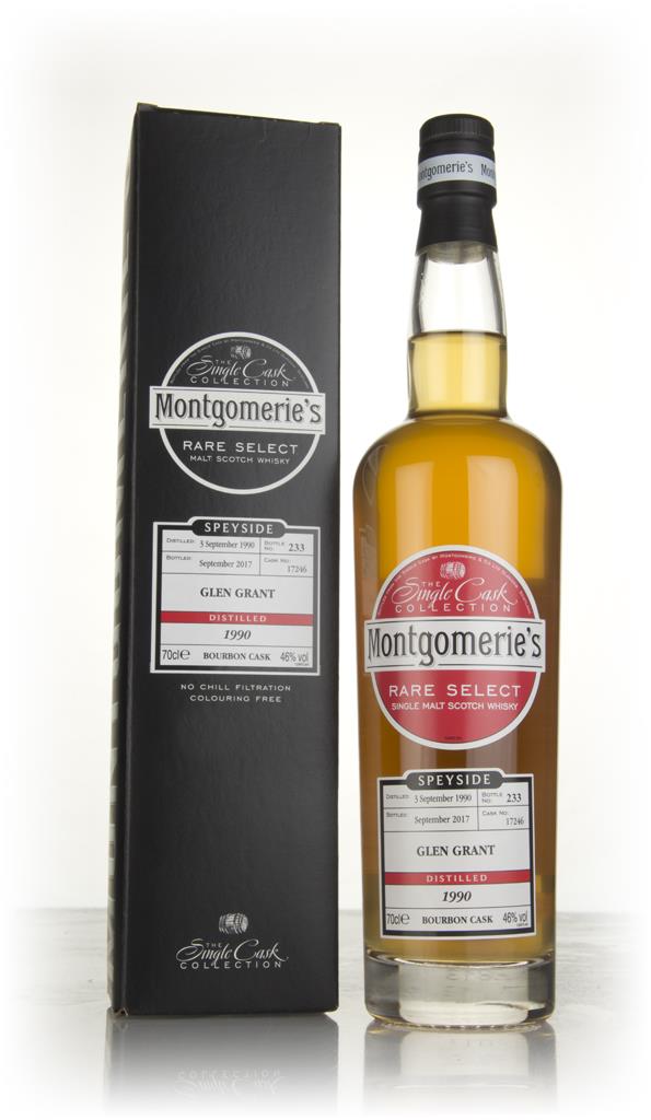 Glen Grant 1990 (cask 17246) (bottled 2017) - Rare Select (Montgomerie Single Malt Whisky