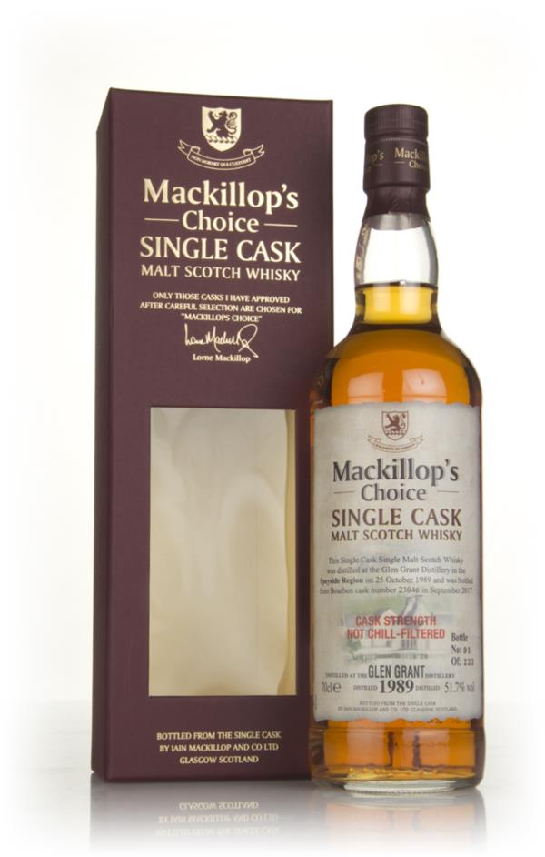 Glen Grant 27 Year Old 1989 (cask 23046) - Mackillop's Choice Single Malt Whisky