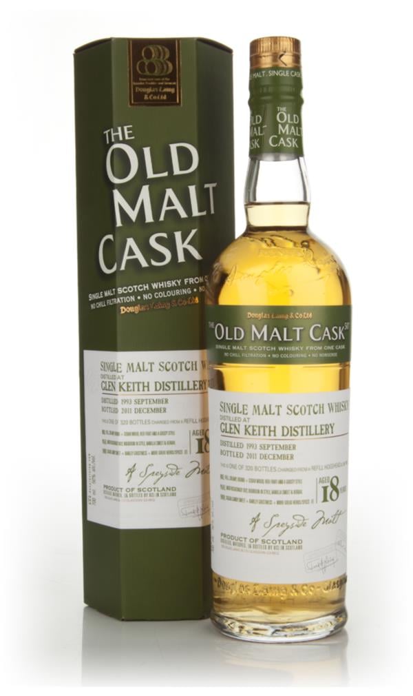 Glen Keith 18 Year Old 1993 - Old Malt Cask (Douglas Laing) Single Malt Whisky