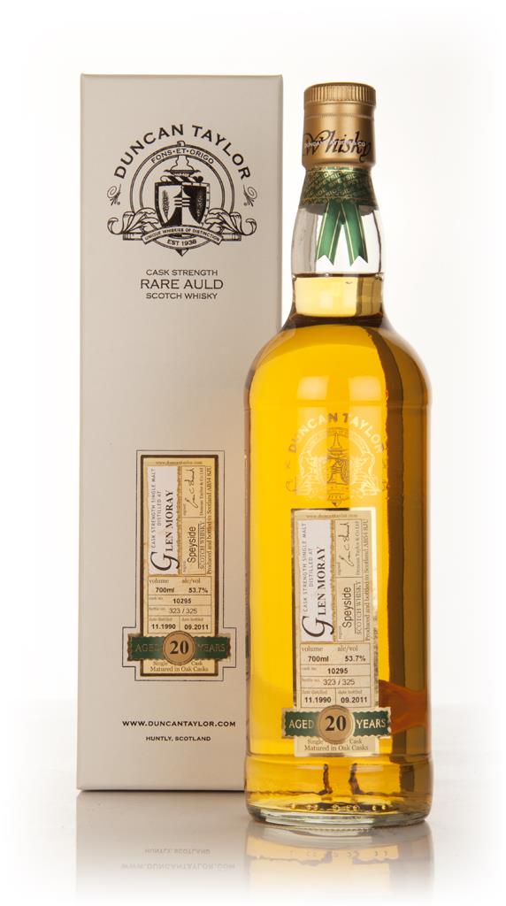 Glen Moray 20 Year Old 1990 - Rare Auld (Duncan Taylor) Single Malt Whisky