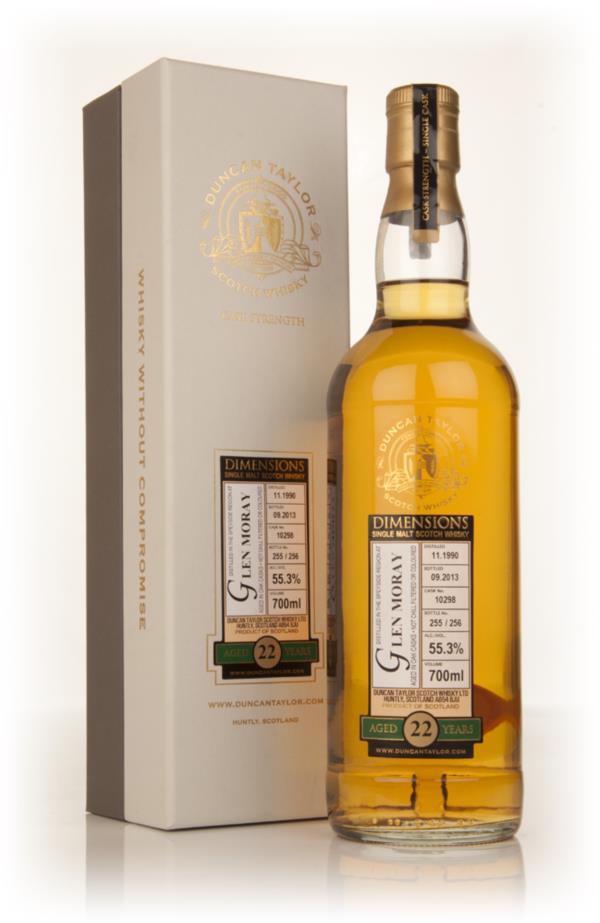 Glen Moray 22 Year Old 1990 (cask 10298) - Dimensions (Duncan Taylor) Single Malt Whisky