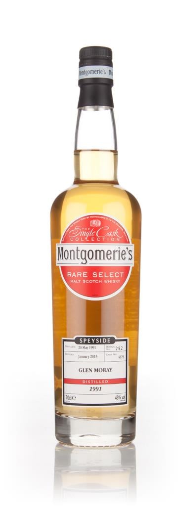 Glen Moray 23 Year Old 1991 (cask 4675) - Rare Select (Montgomerie's) Single Malt Whisky