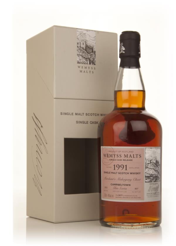 Merchants Mahogany Chest 1991 - Wemyss Malts (Glen Scotia) Single Malt Whisky