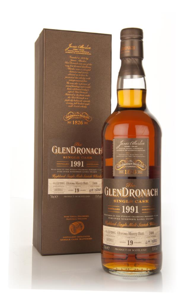 Glendronach 19 Year Old 1991 Olorosso Sherry Finish Single Malt Whisky