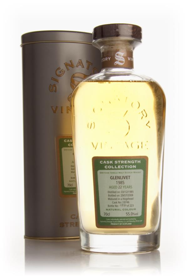 Glenlivet 22 Year Old 1985 - Cask Strength Collection (Signatory) Single Malt Whisky