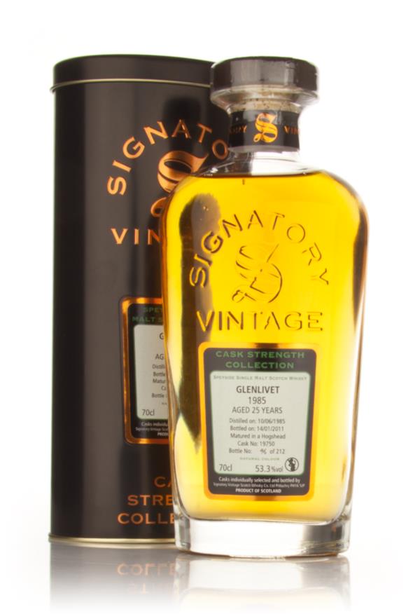 Glenlivet 25 Year Old 1985 - Cask Strength Collection (Signatory) Single Malt Whisky